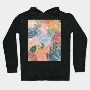 Painted Floral Hoodie